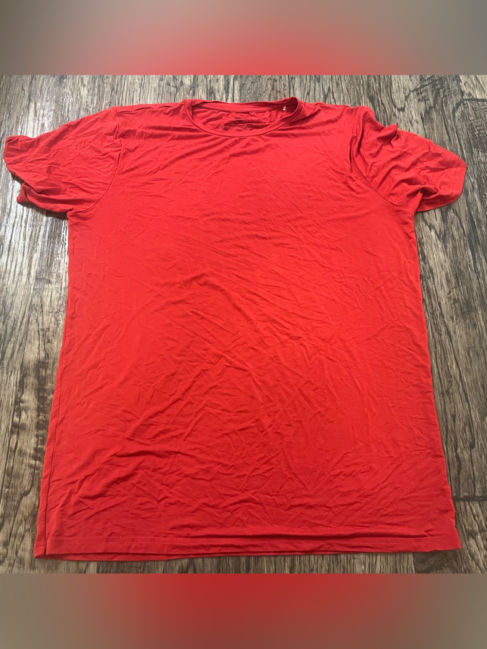 Little Sleepies Vivid Red Short Sleeve Crewneck Tee